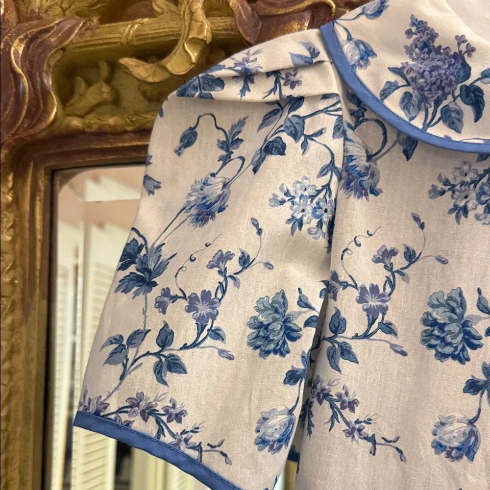 Vintage Ruth of Carolina  Blue and White Kids Dress in pristine condition - Picture 2 of 7